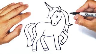 How to draw a Unicorn Step by Step  Unicorn Drawing Lesson [upl. by Onida]