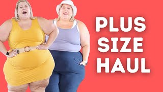 Plus Size Try On Haul Comfy Clothing and Athleisure Wear [upl. by Enilreug600]