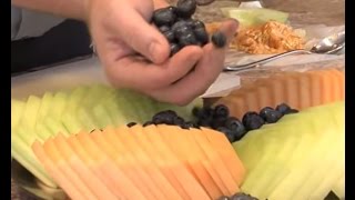 How to Cut and Plate a Melon [upl. by Aicetel]