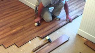 How to install Pergo laminate flooring [upl. by Etteb]