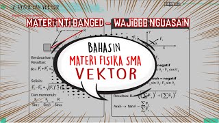 Ringkasan materi VEKTOR  FISIKA SMA kelas 10 [upl. by Nnylyt608]