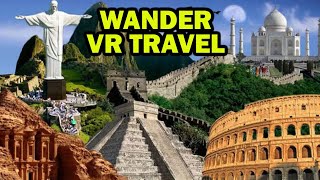 Wander VR Travel Oculus Quest 2 Review  Virtual Reality Travel 360° Tour App [upl. by Birecree]