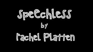 Rachel Platten  Speechless Lyrics [upl. by Malilliw]