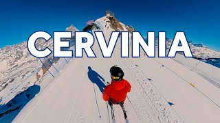 Cervinia skiing in ITALY [upl. by Nauqan]