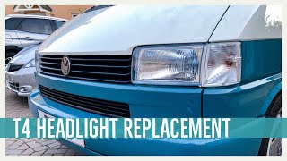 VW Transporter T4 Headlight Replacement Removal and Refit Full Guide [upl. by Amalburga]