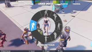 Acting Like A Default Then Doing The RAREST EMOTES In Fortnite [upl. by Georgette]