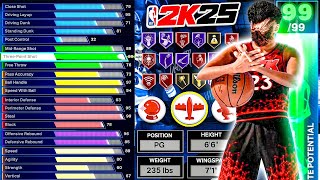 NBA 2K25 MYPLAYER BUILDER COMPLETE BREAKDOWN MUST WATCH [upl. by Nirmak581]