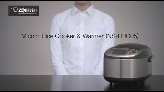 Zojirushi Micom Rice Cooker amp Warmer NSLHC05 [upl. by Caffrey761]