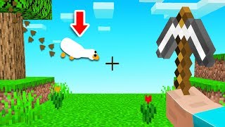 Playing Minecraft With DESKTOP GOOSE annoying [upl. by Indihar794]