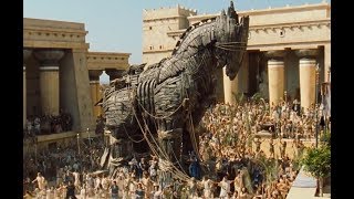 Trojan Horse Scene From Troy Movie [upl. by Elison]