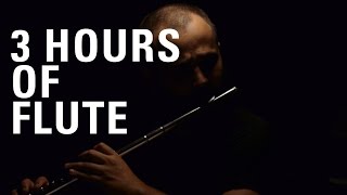 3 HOURS OF RELAXING FLUTE FOR STUDYING AND BACKGROUND [upl. by Dnomyaw]