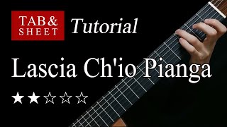 Lascia Chio Pianga Farinelli  Guitar Lesson  TAB [upl. by Tartaglia]