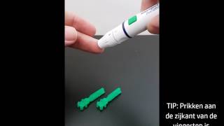 Glucoject Dual Plus prikpen instructievideo [upl. by Enilrek]