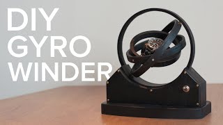 Make a beautiful DIY gyro watch winder from plywood [upl. by Cromwell]