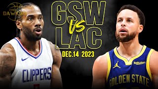 Golden State Warriors vs Los Angeles Clippers Full Game Highlights  December 14 2023  FreeDawkins [upl. by Yhtimit]