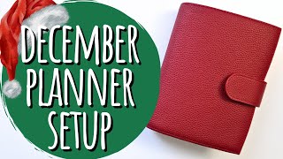 December A6 Stalogy Planner Setup  Planner Flip Through [upl. by Reimer53]