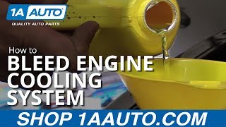 How to Properly Bleed Engine Cooling System by yourself [upl. by Ahsinaw763]