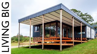 Shipping Container Home Designed For Sustainable Family Living [upl. by Sugirdor779]