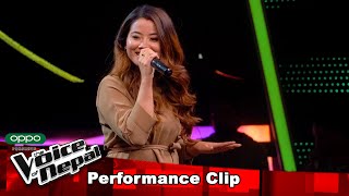 Sanju Moktan quotMayaluquot Blind Audition Performance  The Voice of Nepal S3 [upl. by Ennaeirrac]