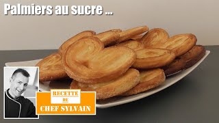 Palmiers au sucre  Recette par Chef Sylvain [upl. by Andersen]