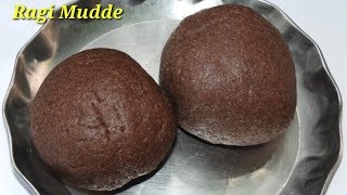 Ragi Mudde Recipe in Kannada ಮೃದುವಾದ ರಾಗಿ ಮುದ್ದೆ  Finger Millet Ball in Kannada  Rekha Aduge [upl. by Enatan]