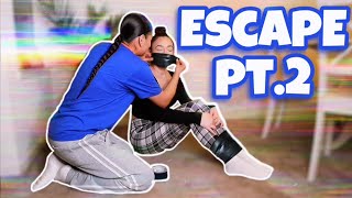 MAGICIAN DUCT TAPE ESCAPE CHALLENGE PART 2 THE CASTROS [upl. by Akenn]