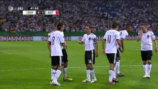 Deutschland vs Österreich 62 Alle Tore Highlights EMQuali 020911 HD [upl. by Latrena308]