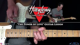 Huey Lewis and The News  The Power of Love Guitar Lesson [upl. by Yseult]