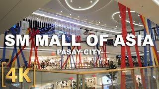 SM Mall of Asia  Mall Walking Tour  4K  Pasay City Philippines [upl. by Godber]