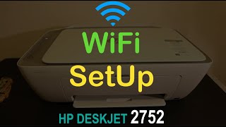 HP Deskjet 2752 WiFi SetUp [upl. by Ecnatsnok]