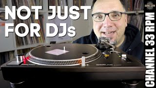 Technics SL1200 for serious home listening TURNTABLE REVIEW [upl. by Doolittle]