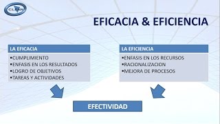 EFICACIA Y EFICIENCIA [upl. by Boyt]