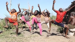 Masaka Kids Africana Dancing Happy Birthday  Lyrics [upl. by Wildermuth340]