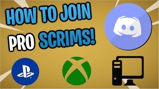 Fortnite How To Join Pro Scrims  Pc amp Console [upl. by Alehs322]