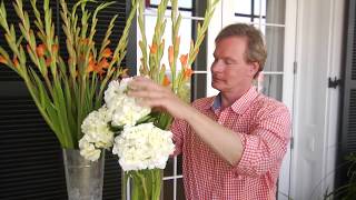 Easy Gladiolus Floral Arrangement [upl. by Ange]