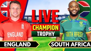 South Africa vs England Match 11  Live Cricket Match Today  SA vs ENG  Champions Trophy [upl. by Lennaj]