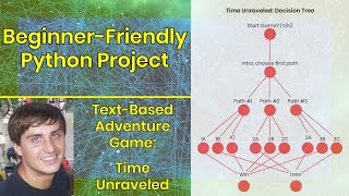 Simple Python Project  TextBased Adventure Game Time Unraveled [upl. by Acenahs505]