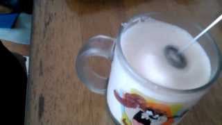 Aerolatte Review Frothing Cold Milk In Under 1 Minute [upl. by Gnous]