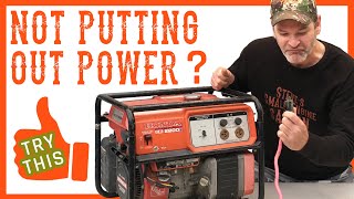 How To Fix a Generator That Wont Put Out Power [upl. by Radborne363]