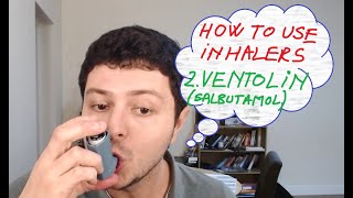 2 How to use inhalers  Ventolin salbutamol [upl. by Albie]