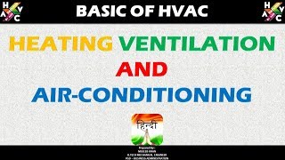 HVAC Training Basics  Heating Ventilation and Air Conditioning  Hindi Version [upl. by Elicia]