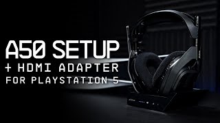 ASTRO A50 Wireless  Base Station Gen 4  PlayStation 5 Setup [upl. by Kavanaugh412]