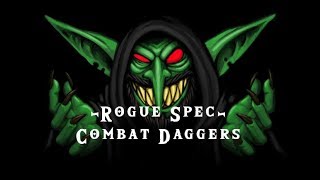 Classic WoW Rogue Specialization  Combat Daggers [upl. by Ahsekim823]