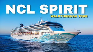 NCL Spirit  Full Ship Walkthrough Tour amp Review 4K  Norwegian Cruise Lines [upl. by Analah312]