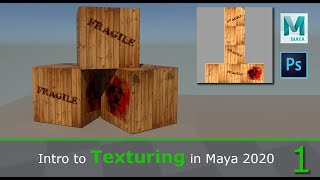 Intro to Texturing in Maya 2020 12 [upl. by Nyvar]