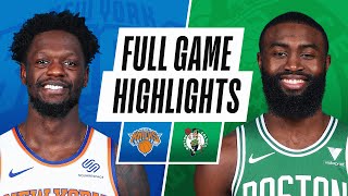 KNICKS at CELTICS  FULL GAME HIGHLIGHTS  April 7 2021 [upl. by Lesiram]