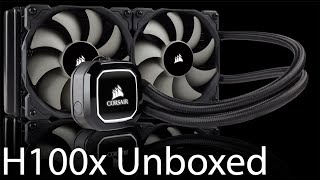 Corsair H100x  unboxing and install [upl. by Hadik462]