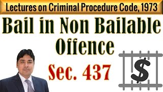 Bail in Non Bailable Offence  Section 437 of CrPC  Lectures on Criminal Procedure Code 1973 [upl. by Jewell]