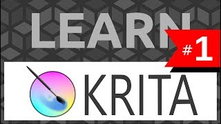 Learn Krita 1 Getting Started  Tutorial [upl. by Kampmeier918]