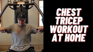 Marcy Home Gym Workout  Chest  Triceps [upl. by Accebar538]